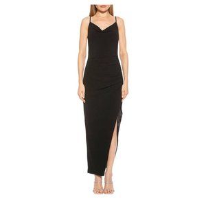 Alexia Admor Frankie Draped cowl neck Maxi Dress